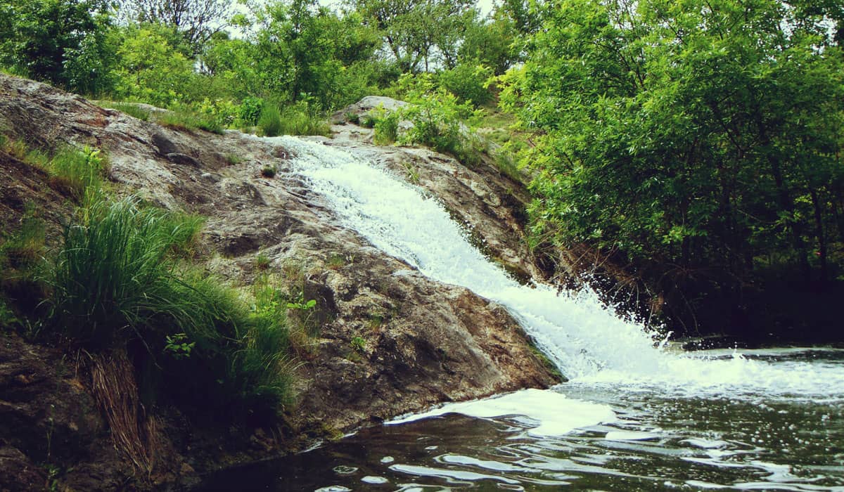 веломаршрут Новопавлівський водоспад