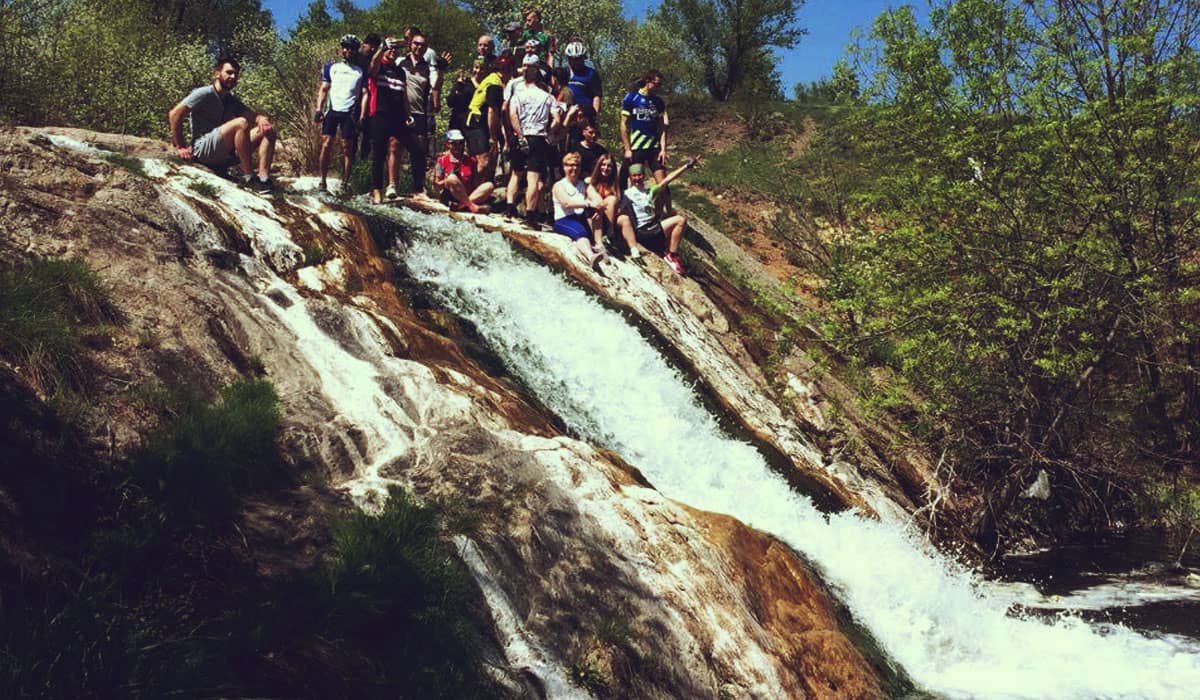 веломаршрут Новопавлівський водоспад